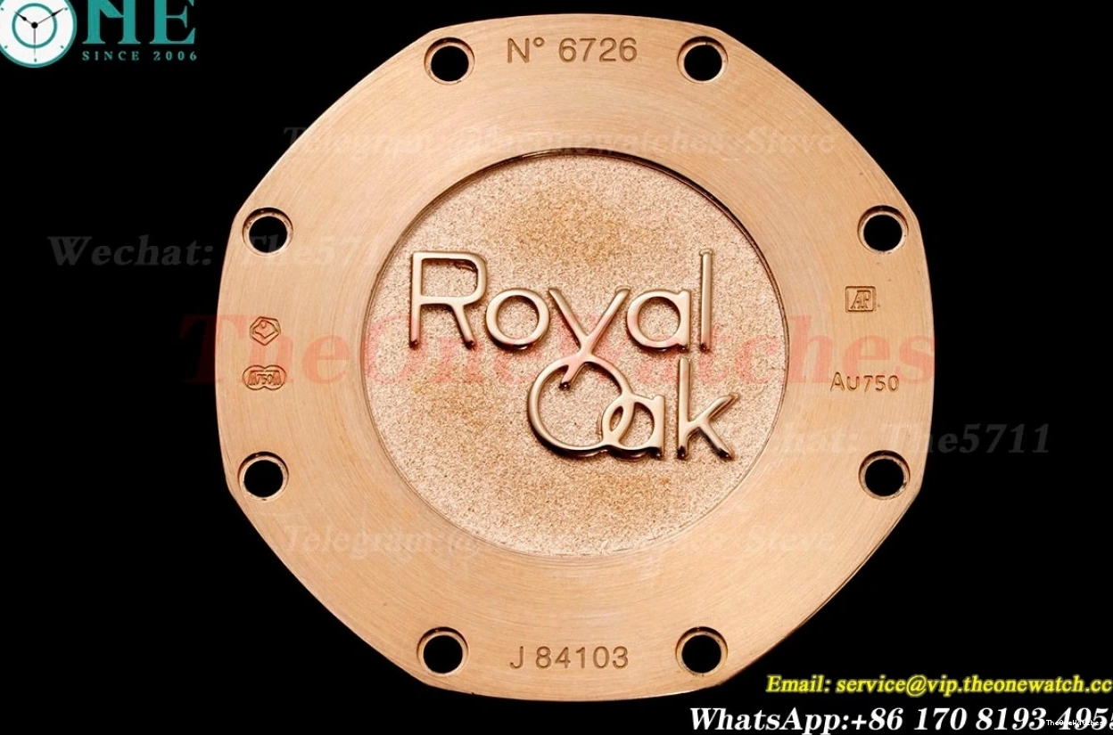 Oak Qtz Ladies RG JJF Swiss 33mm Diamond Grey RG Royal 0405